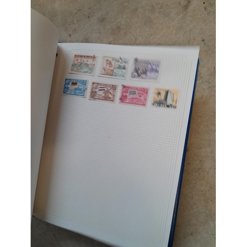104 - Stamps : A binder of mainly used stamps with an approx vendor stocklist