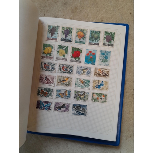 104 - Stamps : A binder of mainly used stamps with an approx vendor stocklist