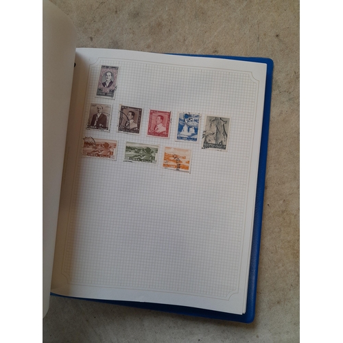 104 - Stamps : A binder of mainly used stamps with an approx vendor stocklist