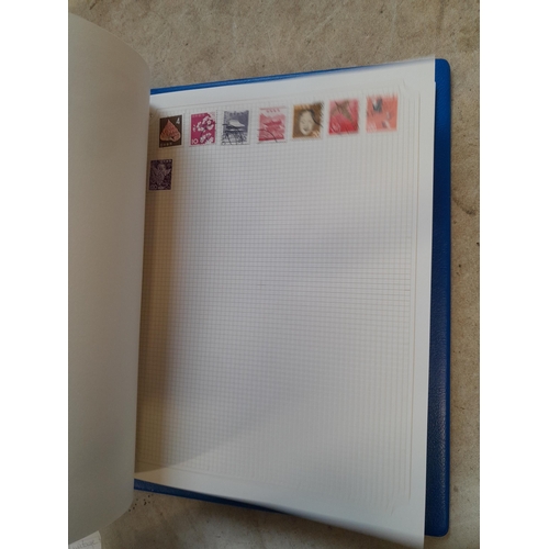 105 - Stamps : A binder of mainly used stamps with an approx vendor stocklist