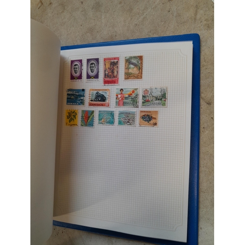 105 - Stamps : A binder of mainly used stamps with an approx vendor stocklist