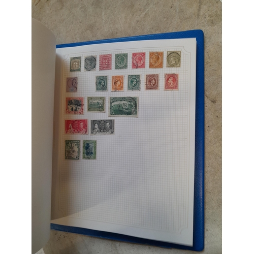 105 - Stamps : A binder of mainly used stamps with an approx vendor stocklist