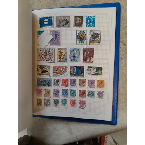 105 - Stamps : A binder of mainly used stamps with an approx vendor stocklist