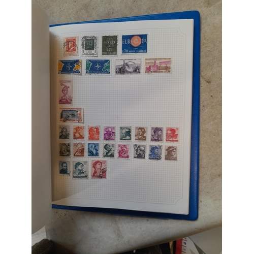 105 - Stamps : A binder of mainly used stamps with an approx vendor stocklist