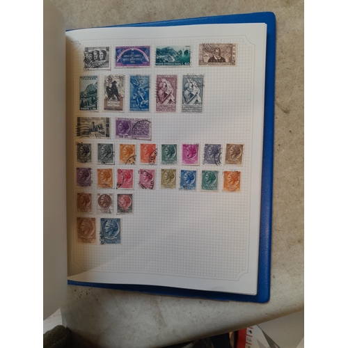 105 - Stamps : A binder of mainly used stamps with an approx vendor stocklist