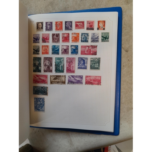 105 - Stamps : A binder of mainly used stamps with an approx vendor stocklist