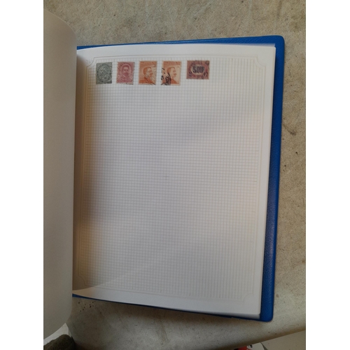 105 - Stamps : A binder of mainly used stamps with an approx vendor stocklist