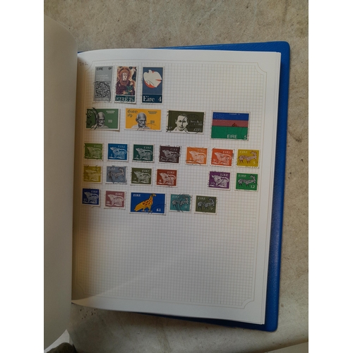 105 - Stamps : A binder of mainly used stamps with an approx vendor stocklist