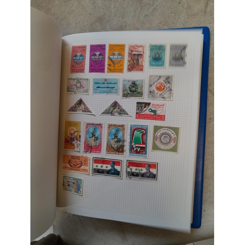 105 - Stamps : A binder of mainly used stamps with an approx vendor stocklist