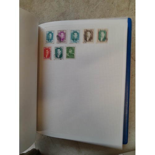 105 - Stamps : A binder of mainly used stamps with an approx vendor stocklist