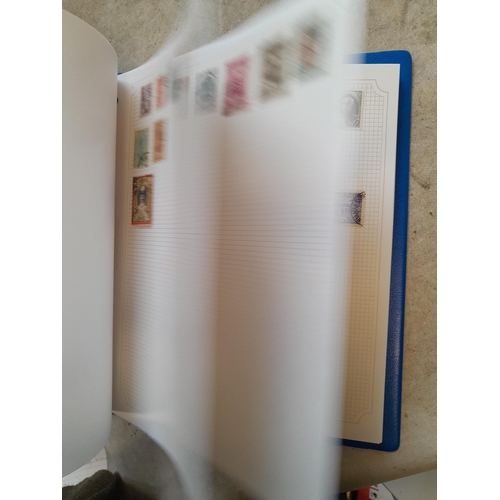 105 - Stamps : A binder of mainly used stamps with an approx vendor stocklist