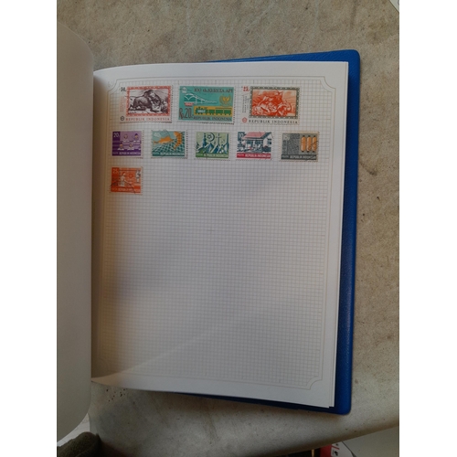 105 - Stamps : A binder of mainly used stamps with an approx vendor stocklist