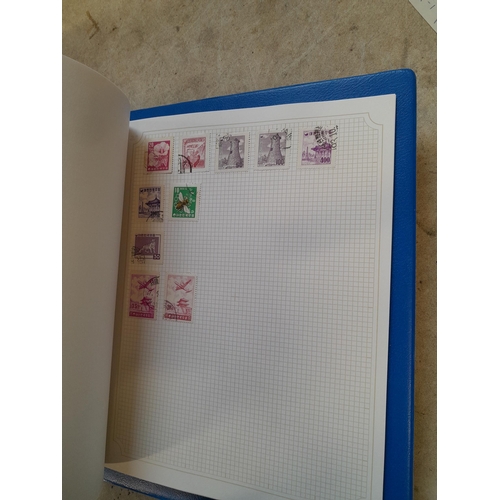 105 - Stamps : A binder of mainly used stamps with an approx vendor stocklist