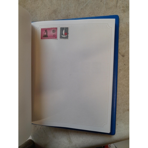 105 - Stamps : A binder of mainly used stamps with an approx vendor stocklist