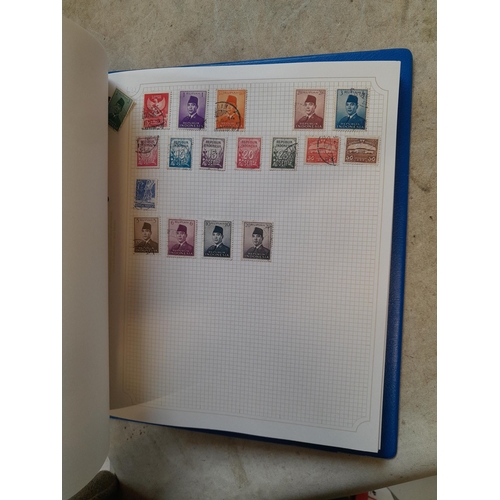 105 - Stamps : A binder of mainly used stamps with an approx vendor stocklist
