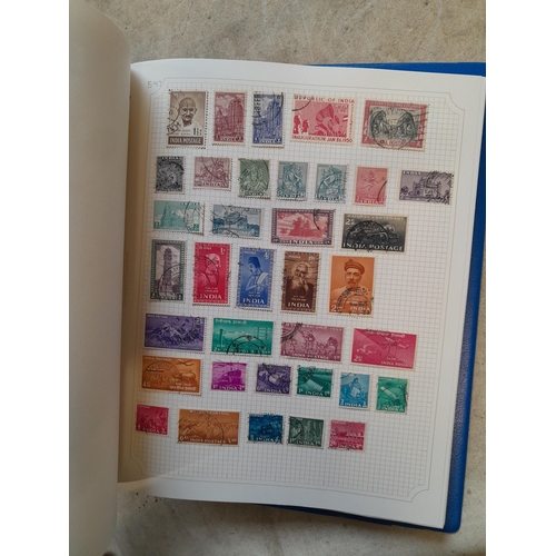 105 - Stamps : A binder of mainly used stamps with an approx vendor stocklist