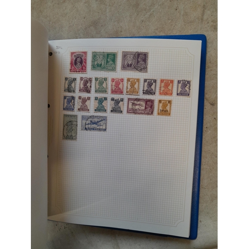 105 - Stamps : A binder of mainly used stamps with an approx vendor stocklist