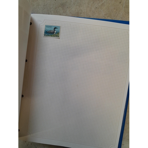 105 - Stamps : A binder of mainly used stamps with an approx vendor stocklist
