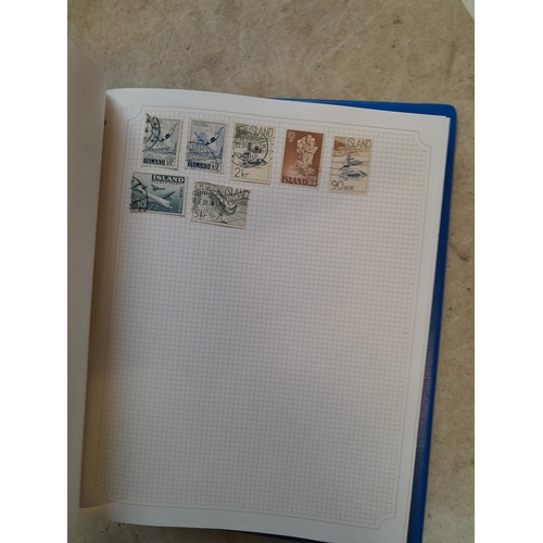 105 - Stamps : A binder of mainly used stamps with an approx vendor stocklist