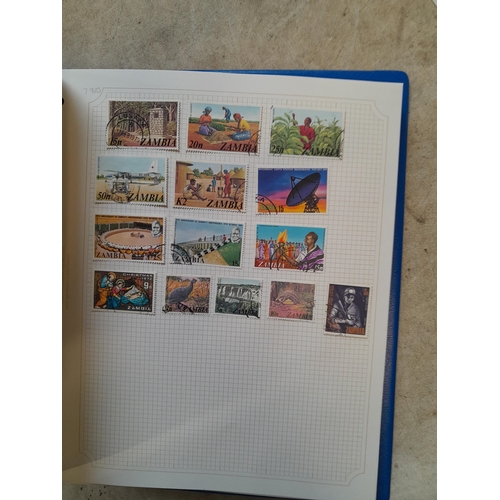 105 - Stamps : A binder of mainly used stamps with an approx vendor stocklist