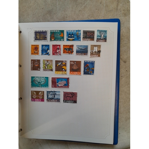 105 - Stamps : A binder of mainly used stamps with an approx vendor stocklist