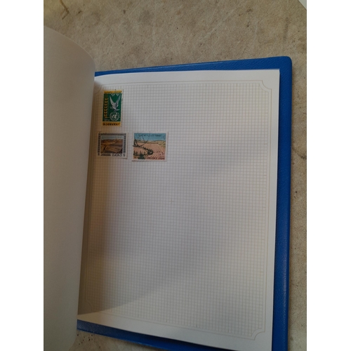 105 - Stamps : A binder of mainly used stamps with an approx vendor stocklist