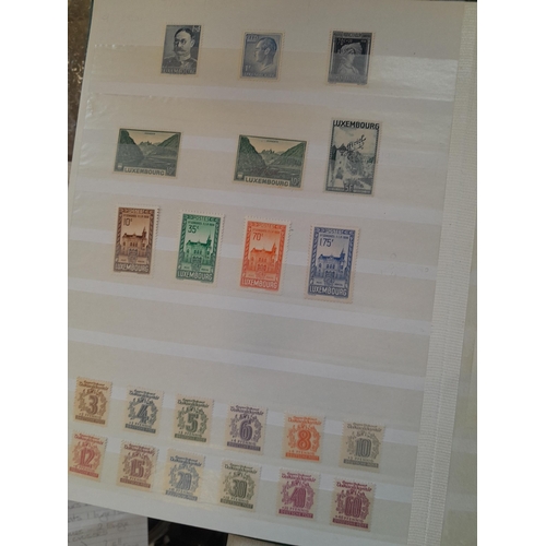 108 - Stamps : A Whole World Collection of mint, unused and used stamps, better items noticed, Belgian Con... 