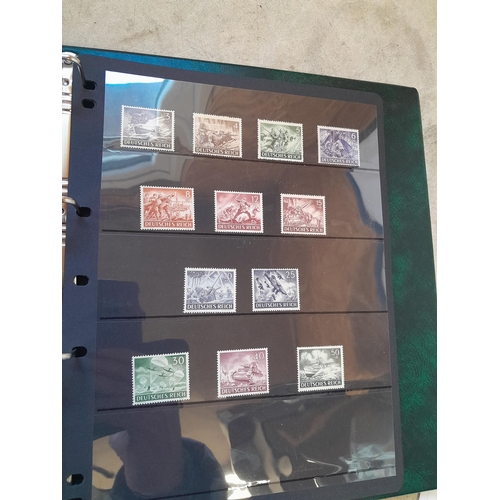 113 - Stamps : Germany collection 1933 - 1945. High catalogue value, Danzig overprint set, 1934 profession... 