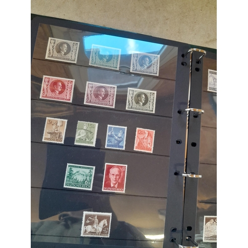 113 - Stamps : Germany collection 1933 - 1945. High catalogue value, Danzig overprint set, 1934 profession... 