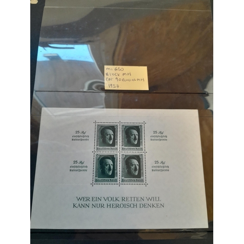 124 - Stamps: 1937  mi 650 block mh cat value 2022 90 Euros as mh