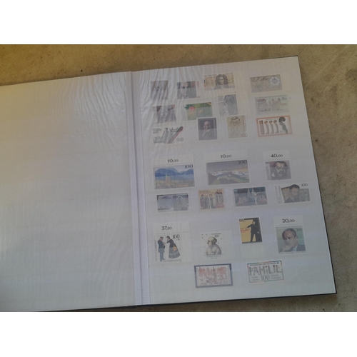 127 - Stamps : Germany Empire and West Germany offered mainly mint in a stock book, better stamps noticed