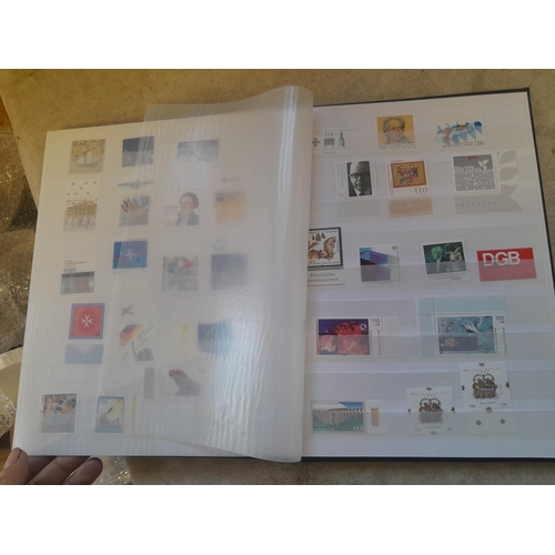 127 - Stamps : Germany Empire and West Germany offered mainly mint in a stock book, better stamps noticed