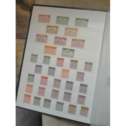 127 - Stamps : Germany Empire and West Germany offered mainly mint in a stock book, better stamps noticed