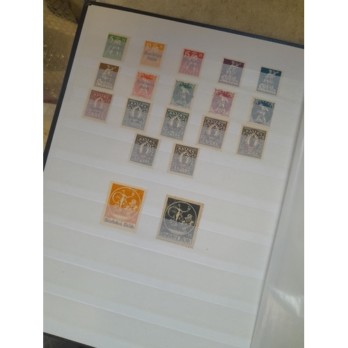 127 - Stamps : Germany Empire and West Germany offered mainly mint in a stock book, better stamps noticed