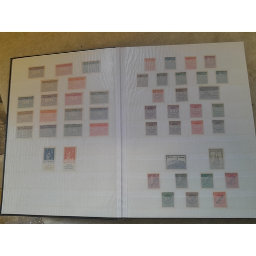 127 - Stamps : Germany Empire and West Germany offered mainly mint in a stock book, better stamps noticed