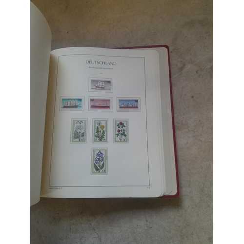 128 - Stamps : Germany collection in a Lighthouse Hingless album, includes high cat sets on some pages, NB... 