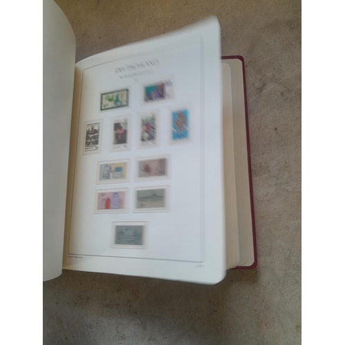 128 - Stamps : Germany collection in a Lighthouse Hingless album, includes high cat sets on some pages, NB... 