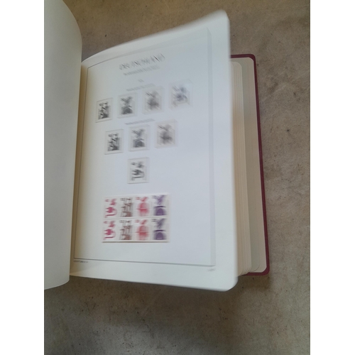 128 - Stamps : Germany collection in a Lighthouse Hingless album, includes high cat sets on some pages, NB... 