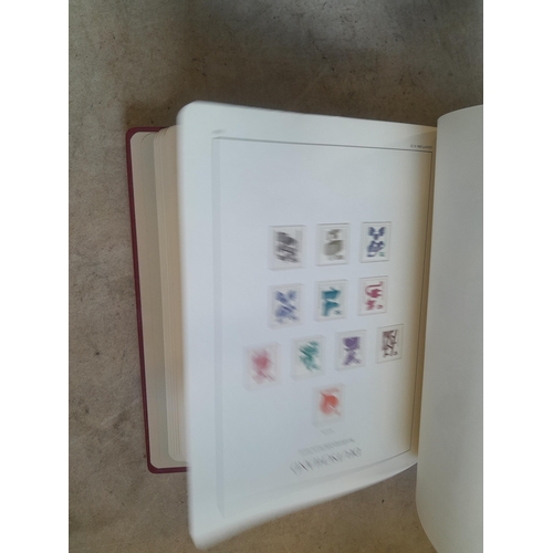 128 - Stamps : Germany collection in a Lighthouse Hingless album, includes high cat sets on some pages, NB... 