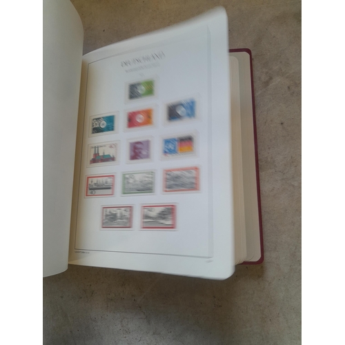 128 - Stamps : Germany collection in a Lighthouse Hingless album, includes high cat sets on some pages, NB... 