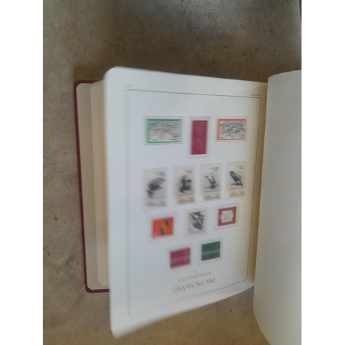 128 - Stamps : Germany collection in a Lighthouse Hingless album, includes high cat sets on some pages, NB... 