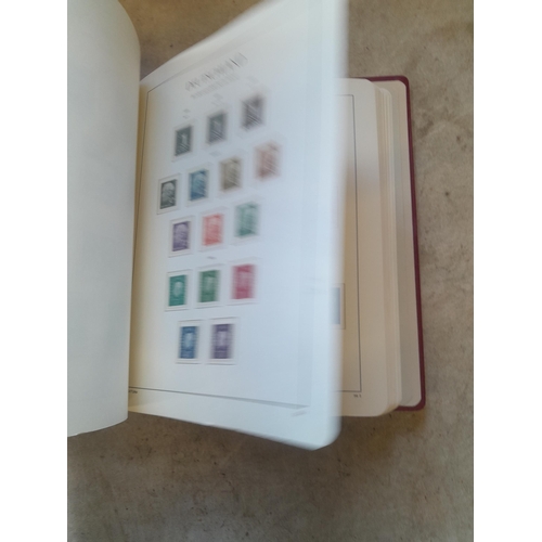 128 - Stamps : Germany collection in a Lighthouse Hingless album, includes high cat sets on some pages, NB... 