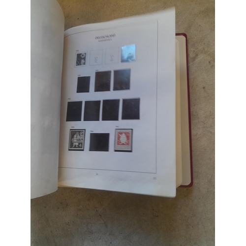 128 - Stamps : Germany collection in a Lighthouse Hingless album, includes high cat sets on some pages, NB... 