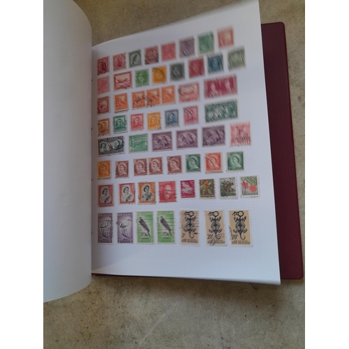 130 - Stamps : Well filled binder of mixed era and country stamps, better items noticed