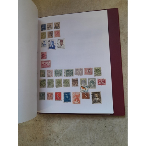 130 - Stamps : Well filled binder of mixed era and country stamps, better items noticed
