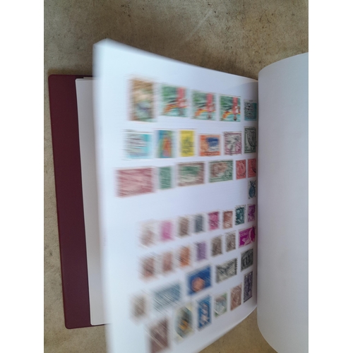 130 - Stamps : Well filled binder of mixed era and country stamps, better items noticed