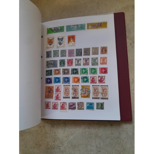130 - Stamps : Well filled binder of mixed era and country stamps, better items noticed