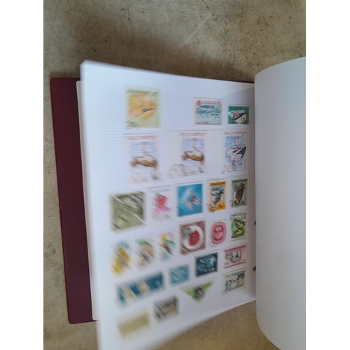130 - Stamps : Well filled binder of mixed era and country stamps, better items noticed