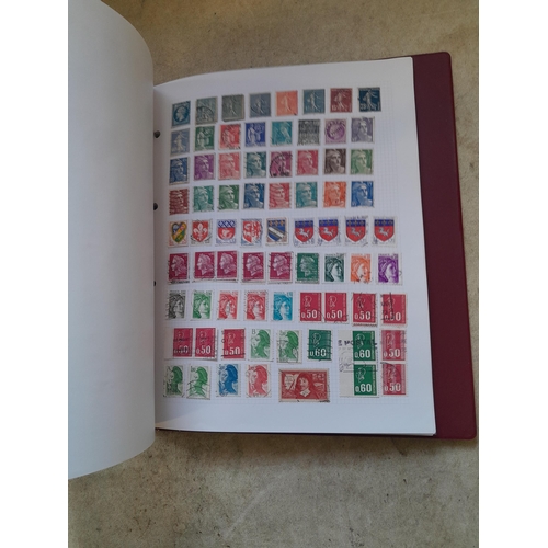 130 - Stamps : Well filled binder of mixed era and country stamps, better items noticed
