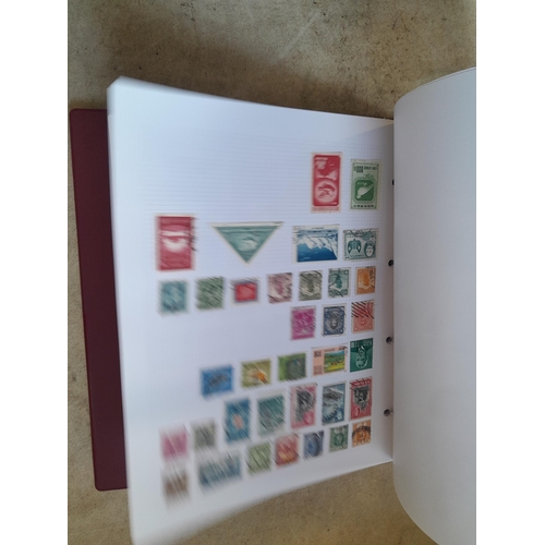 130 - Stamps : Well filled binder of mixed era and country stamps, better items noticed